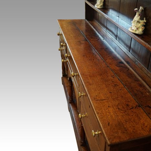fig 1. Antique oak dresser