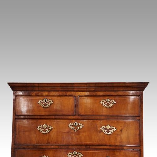 fig 5. George III walnut chest on chest