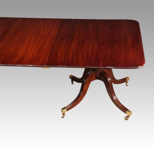 fig 4. Antique large 3 pillar dining table 14ft long