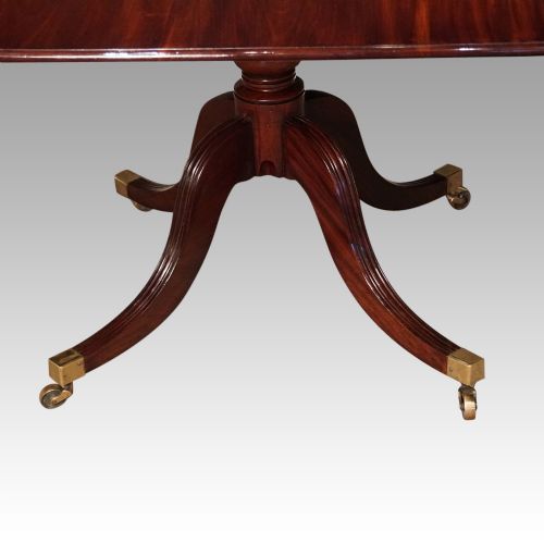fig 5. Antique large 3 pillar dining table 14ft long