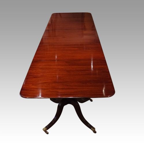 fig 7. Antique large 3 pillar dining table 14ft long