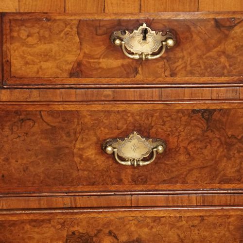 fig 2. 19thc. walnut Batchelors chest