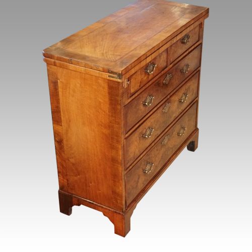 fig 4. 19thc. walnut Batchelors chest