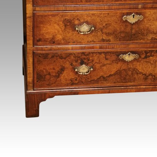 fig 5. 19thc. walnut Batchelors chest