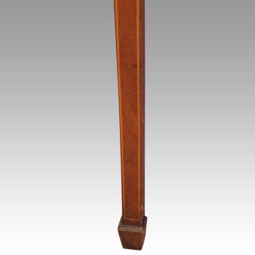 fig 3. Antique mahogany demi lune tea table