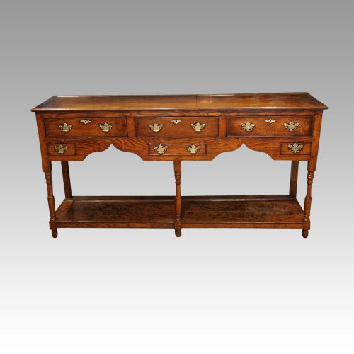 Georgian Oak Pot Board Dresser