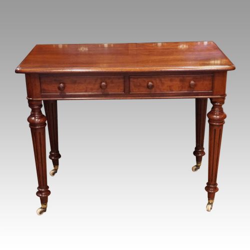 fig 4. Victorian mahogany side table