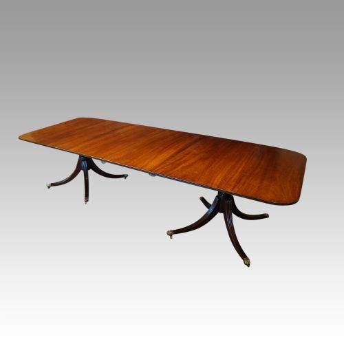 Regency Style Mahogany Dining Table