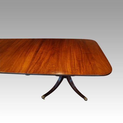 fig 5. Regency style mahogany dining table