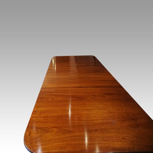 fig 6. Regency style mahogany dining table