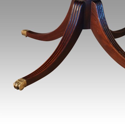 fig 7. Regency style mahogany dining table