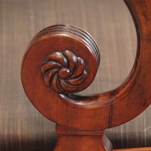 fig 7. Antique Set of 10 Regency mahogany dining chairs