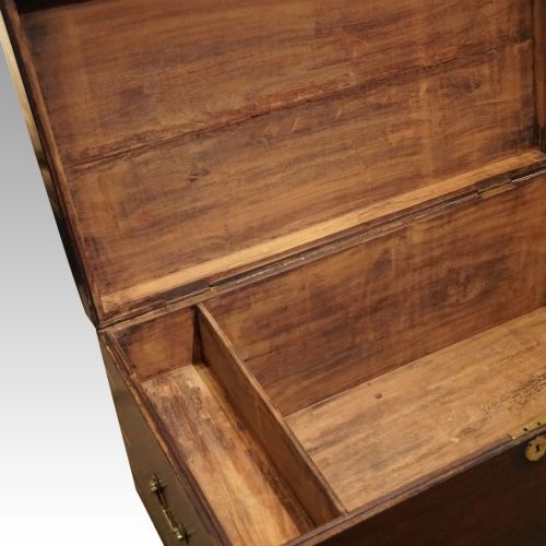 fig 3. Victorian brass bound military chest 