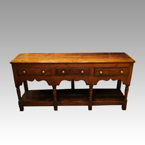 Antique Georgian Oak Pot Board Dresser