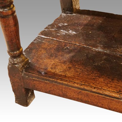 fig 1. Antique Georgian oak pot board dresser