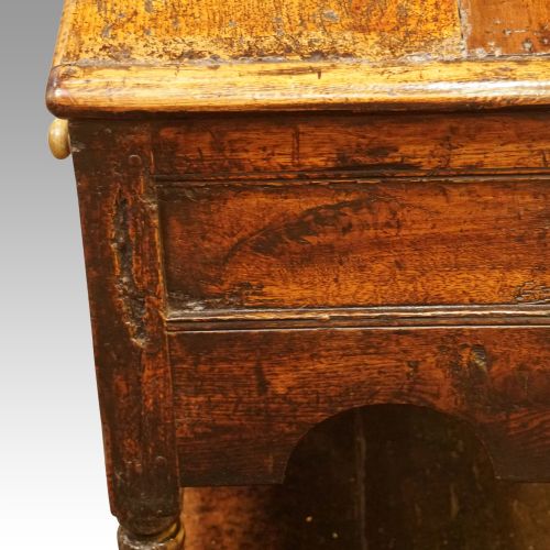 fig 5. Antique Georgian oak pot board dresser