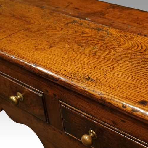 fig 6. Antique Georgian oak pot board dresser