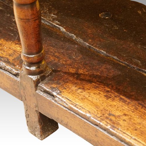 fig 7. Antique Georgian oak pot board dresser