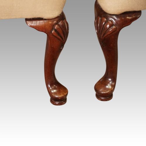 fig 4. Pair of Queen Anne style wingchairs