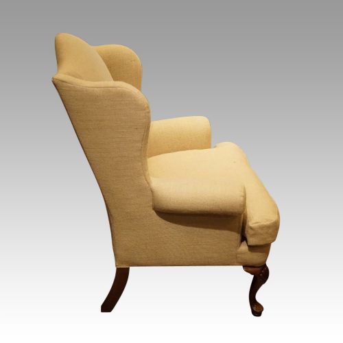 fig 5. Pair of Queen Anne style wingchairs