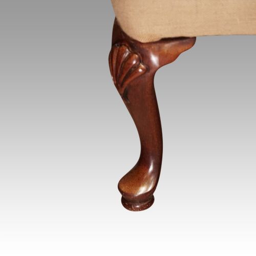 fig 6. Pair of Queen Anne style wingchairs