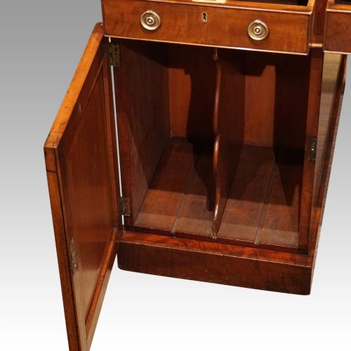 fig 3. Antique Victorian mahogany partners desk