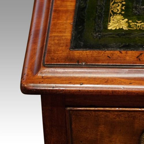 fig 8. Antique Victorian mahogany partners desk