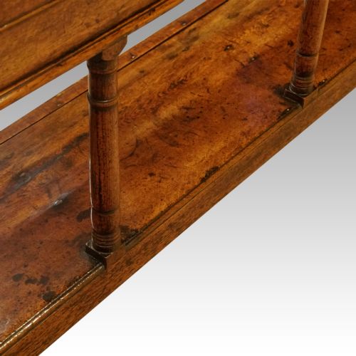 fig 5. Antique oak pot board dresser base