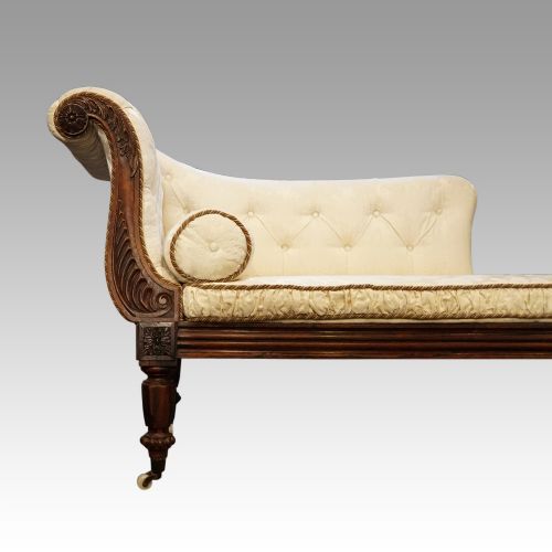 fig 1. William IV rosewood chaise lounge