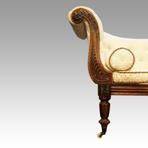 fig 3. William IV rosewood chaise lounge