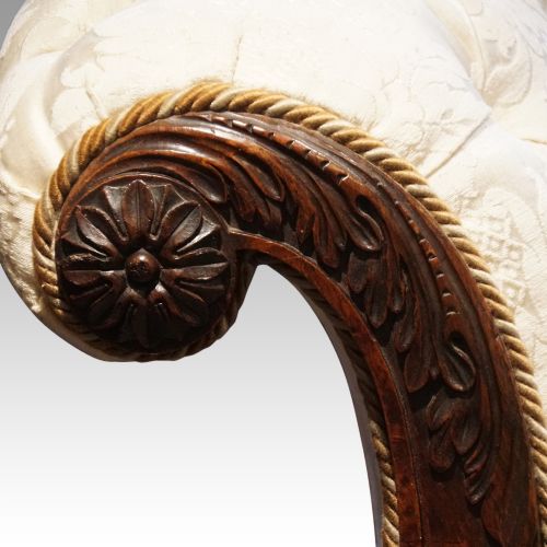 fig 5. William IV rosewood chaise lounge
