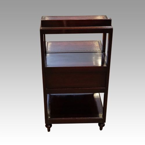 fig 3. Pair of mahogany bedside tables