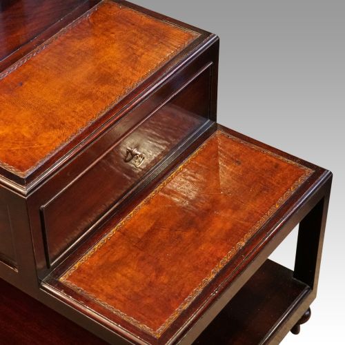 fig 6. Pair of mahogany bedside tables