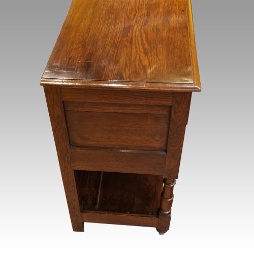 fig 3. Antique Georgian oak dresser base