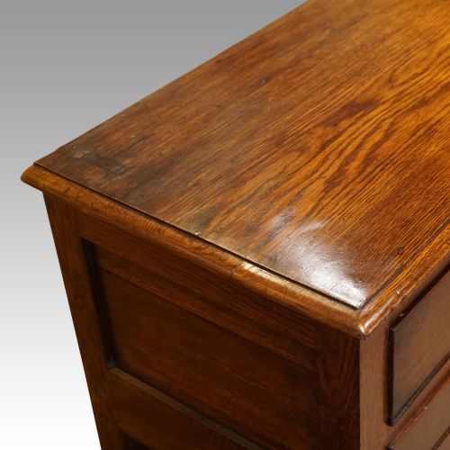 fig 6. Antique Georgian oak dresser base