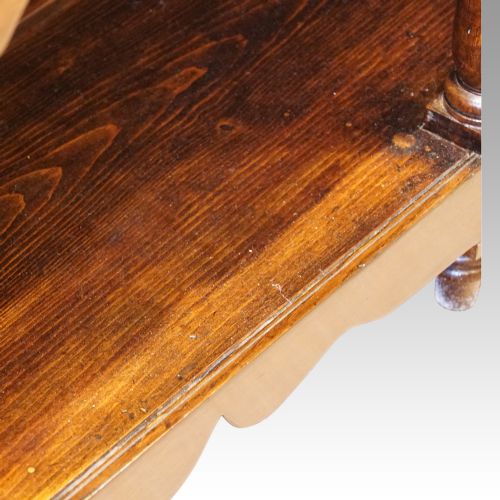 fig 8. Antique Georgian oak dresser base