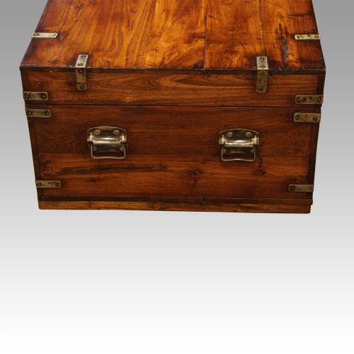 fig 3. Victorian iron bound military chest
