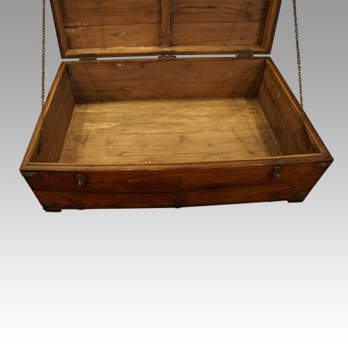 fig 4. Victorian iron bound military chest
