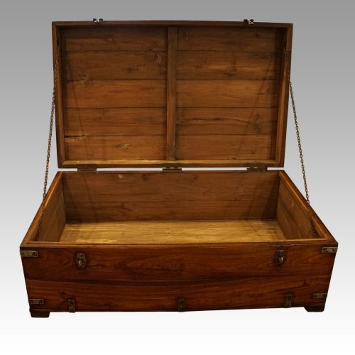 fig 5. Victorian iron bound military chest