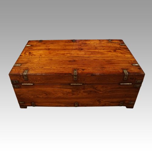 fig 6. Victorian iron bound military chest
