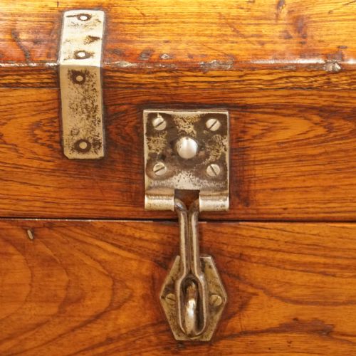 fig 7. Victorian iron bound military chest