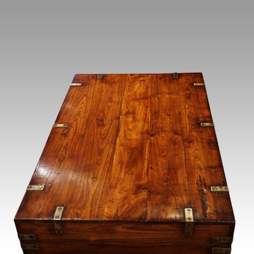 fig 8. Victorian iron bound military chest
