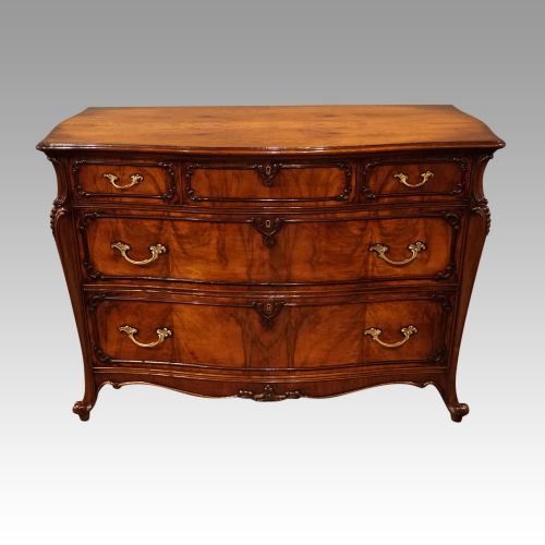 Edwardian Walnut Commode Chest