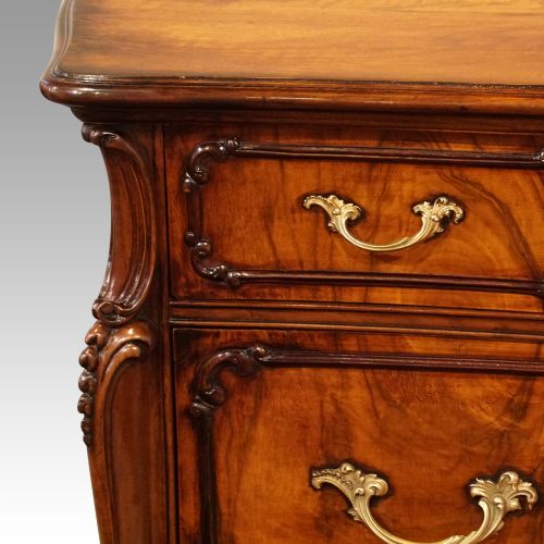 fig 1. Edwardian walnut commode chest