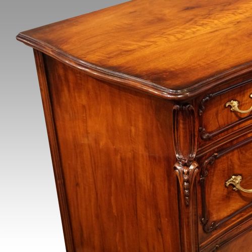 fig 4. Edwardian walnut commode chest