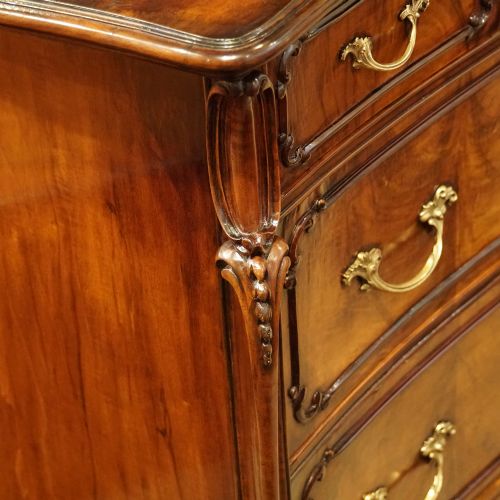 fig 5. Edwardian walnut commode chest
