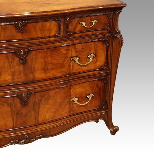 fig 6. Edwardian walnut commode chest