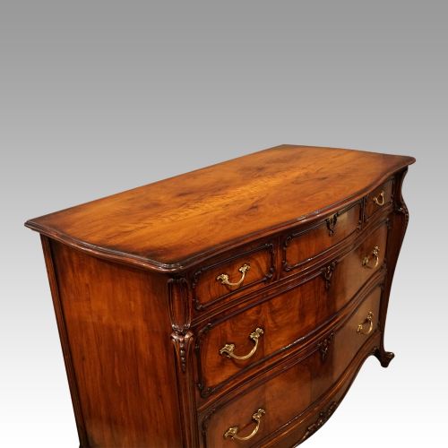 fig 7. Edwardian walnut commode chest