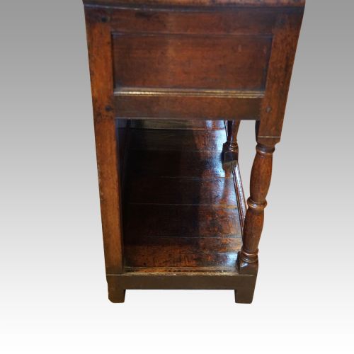 fig 1. Georgian oak inlaid dresser base