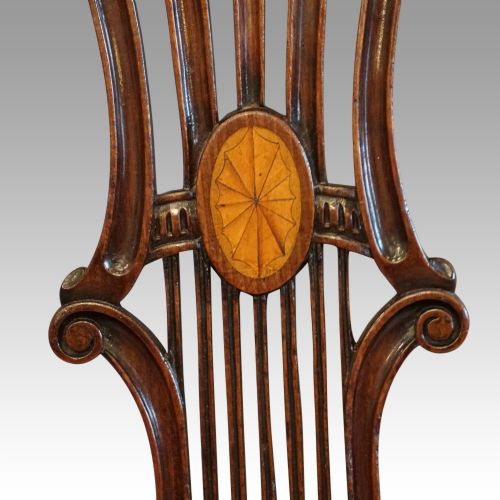 fig 4. Harlequin set of 14 dining chairs
